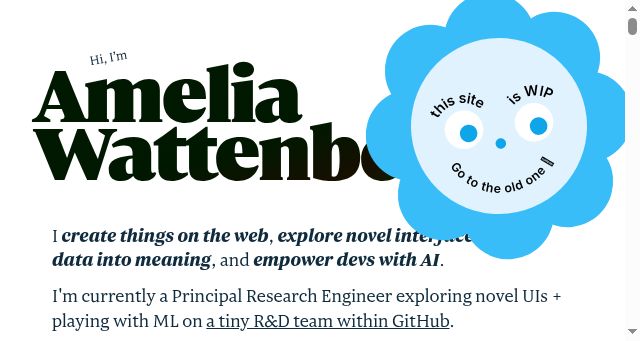 Screenshot of wattenberger.com