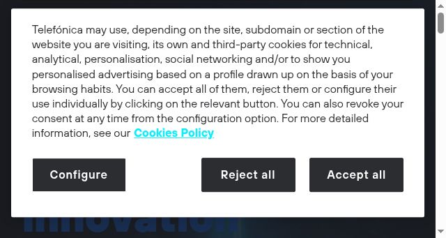Screenshot of wayra.com