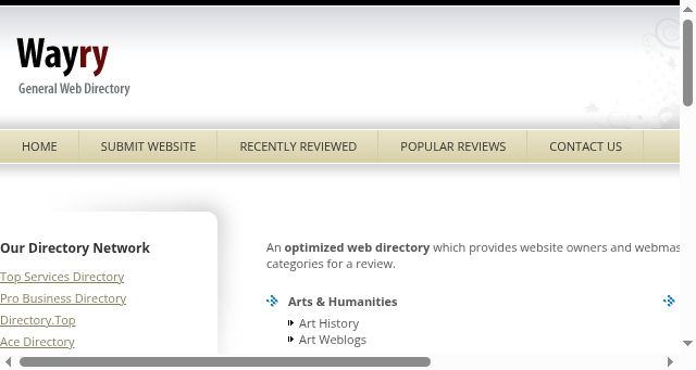 Screenshot of wayry.com