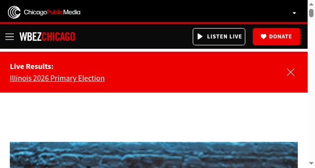Screenshot of wbez.org