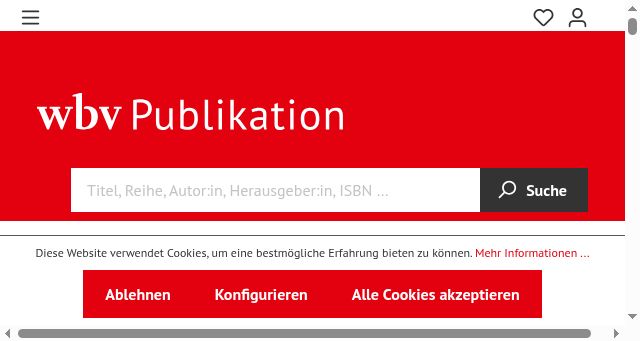 Screenshot of wbv.de