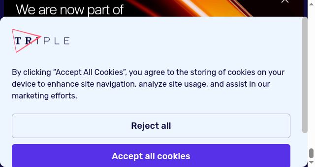 Screenshot of wearetriple.com