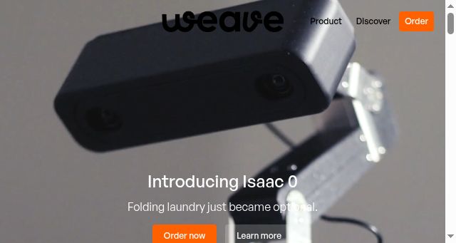 Screenshot of weaverobotics.com