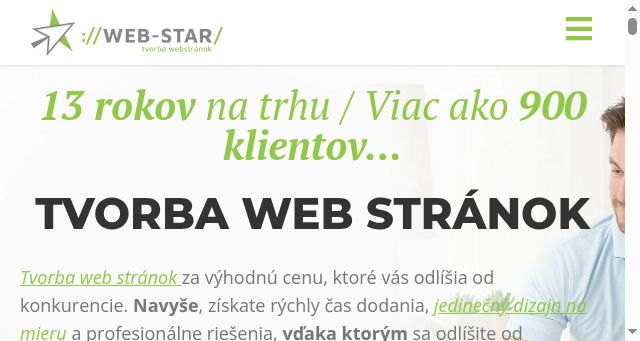 Screenshot of web-star.sk