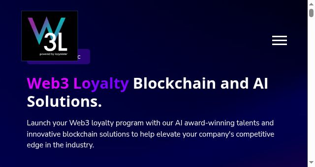 Screenshot of web3l.agency