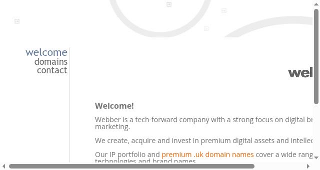 Screenshot of webber.uk