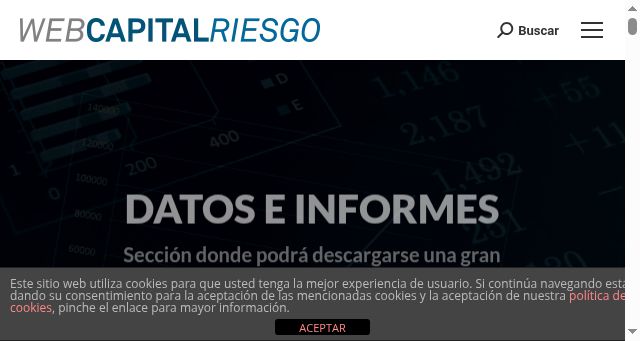 Screenshot of webcapitalriesgo.com