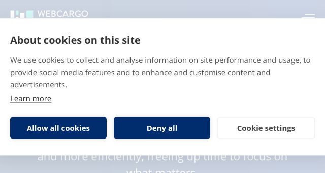 Screenshot of webcargo.co