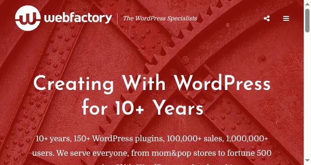 Screenshot of webfactoryltd.com