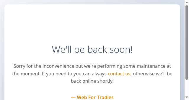 Screenshot of webfortradies.com.au