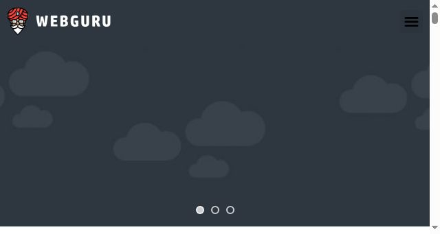 Screenshot of webguru.fi