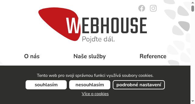 Screenshot of webhouse.cz