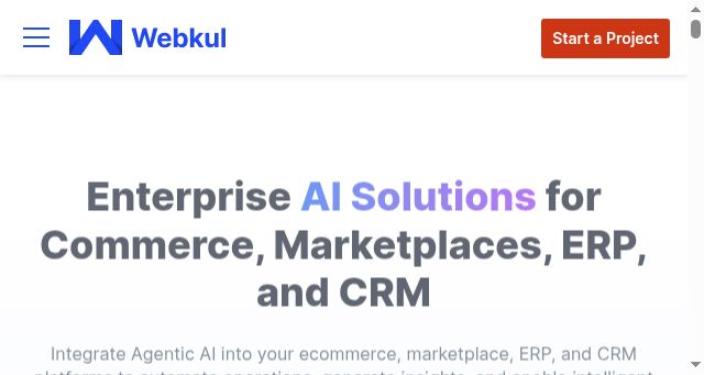 Screenshot of webkul.com