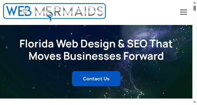 Screenshot of webmermaids.com