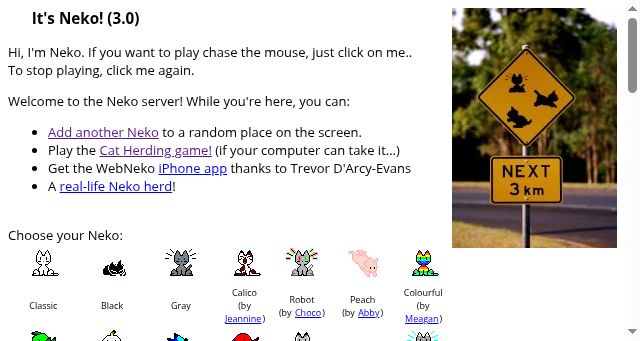 Screenshot of webneko.net