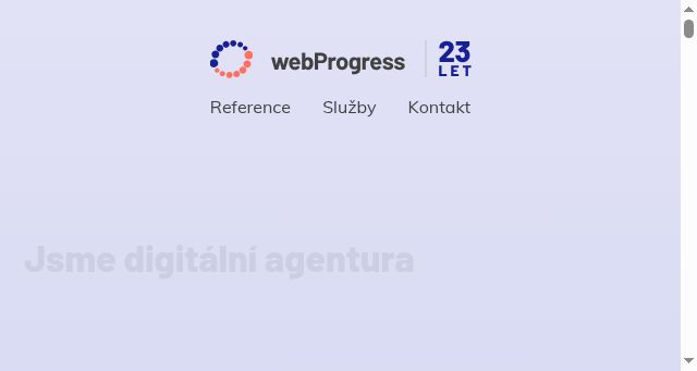 Screenshot of webprogress.cz