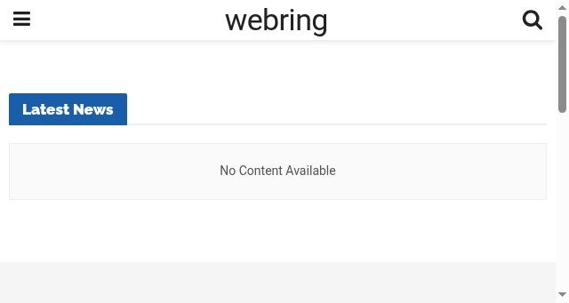 Screenshot of webring.org