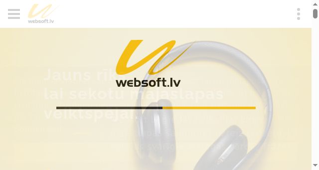 Screenshot of websoft.lv