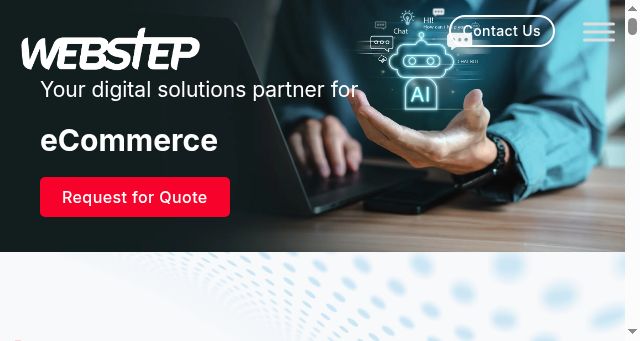 Screenshot of webstep.in