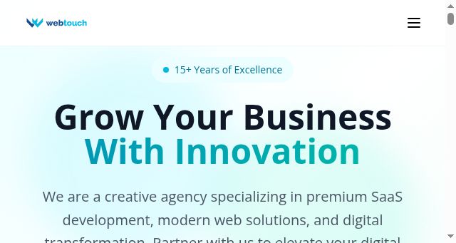 Screenshot of webtouch.io
