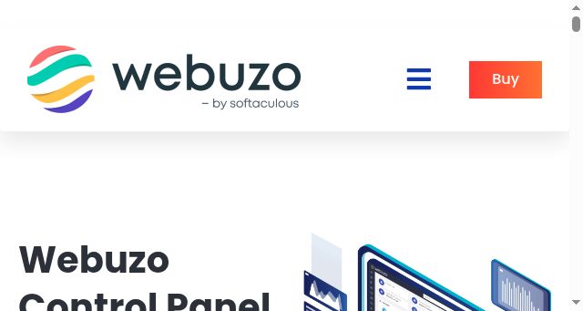 Screenshot of webuzo.com