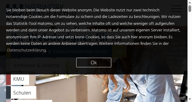 Screenshot of webwork-manufaktur.de