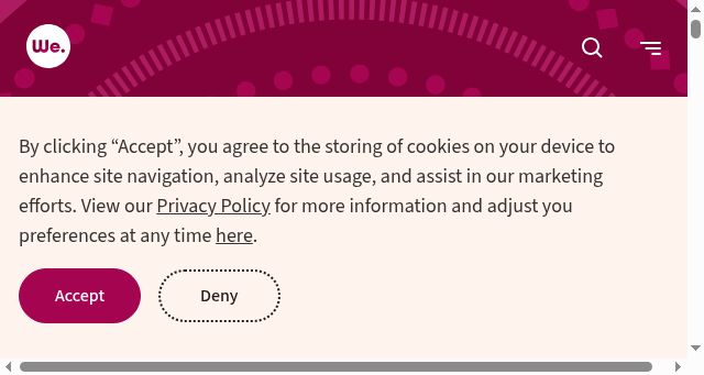 Screenshot of wecommunications.com
