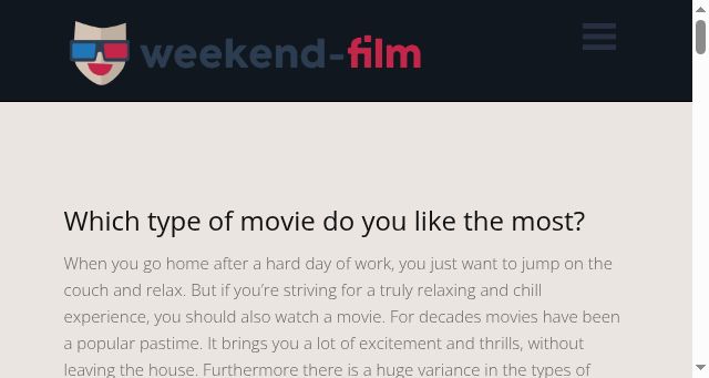 Screenshot of weekend-film.com