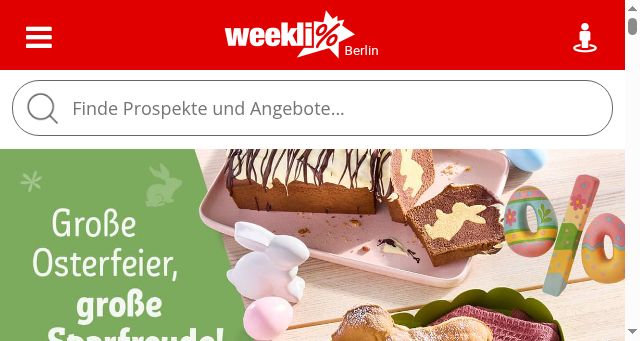 Screenshot of weekli.de