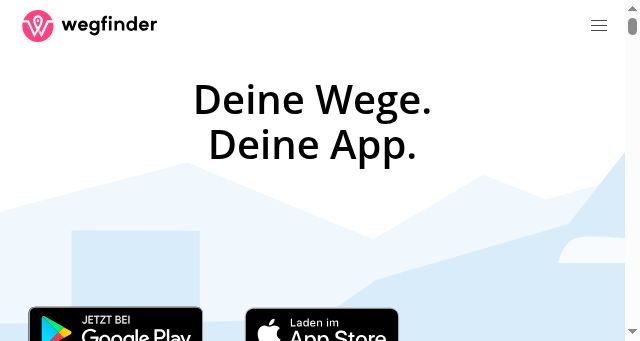 Screenshot of wegfinder.at