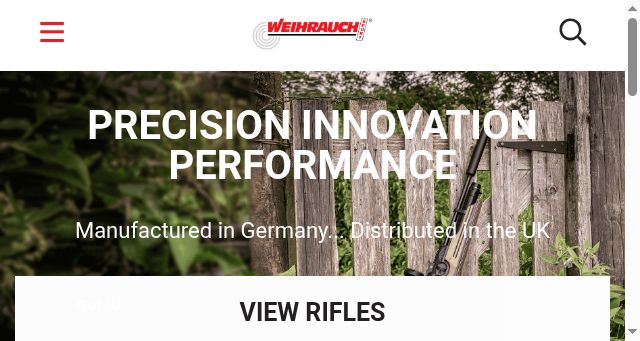 Screenshot of weihrauch.co.uk