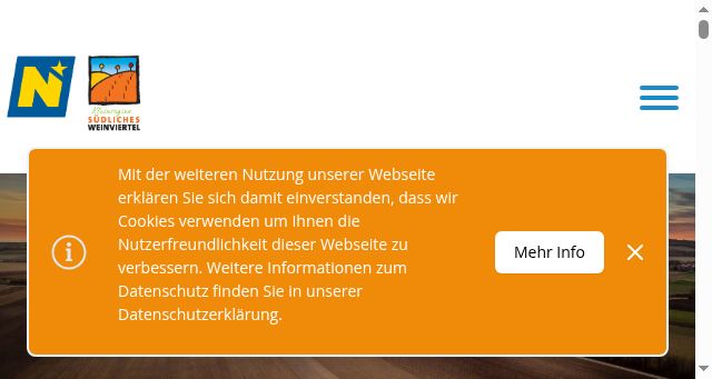 Screenshot of weinviertel-sued.at