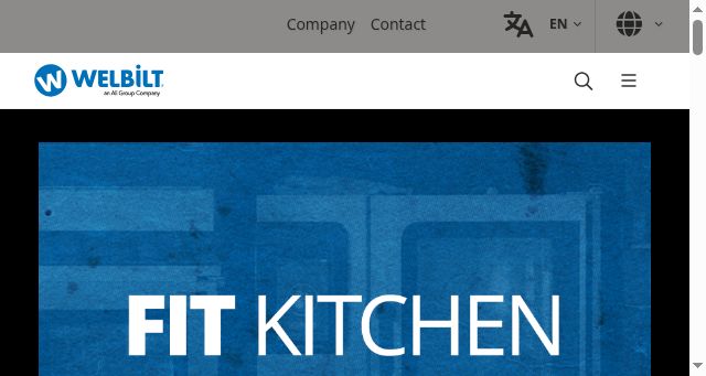 Screenshot of welbilt.es