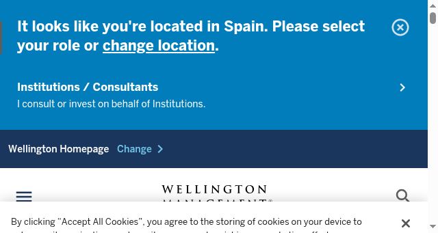 Screenshot of wellington.com