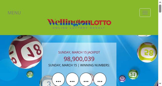 Screenshot of wellingtonlottery.net