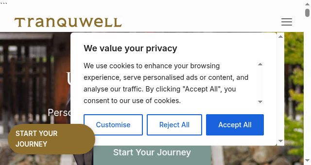 Screenshot of wellnessretreatjapan.com
