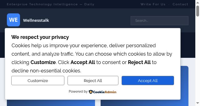 Screenshot of wellnesstalk.co.uk