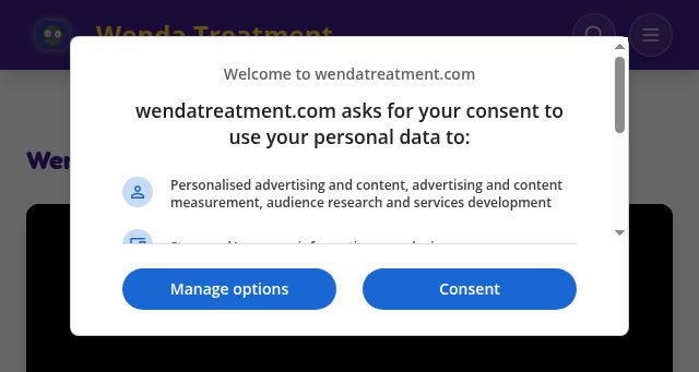 Screenshot of wendatreatment.com