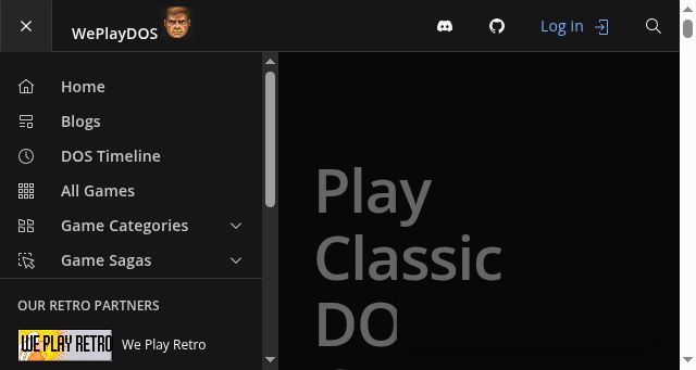 Screenshot of weplaydos.games