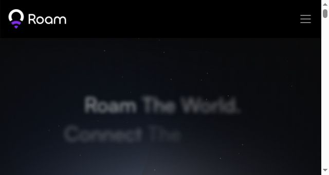 Screenshot of weroam.xyz