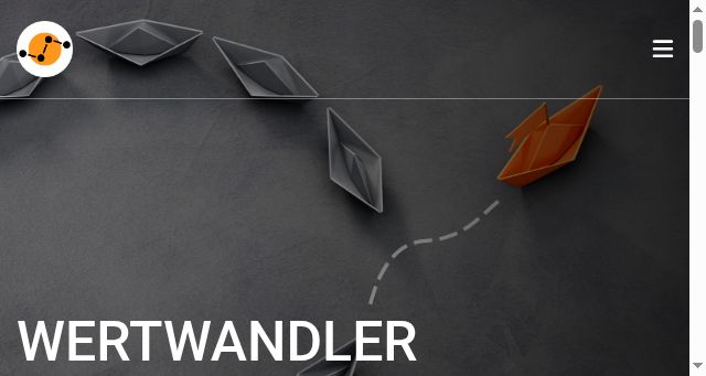 Screenshot of wertwandler.ch