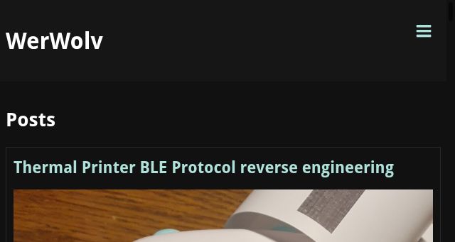 Screenshot of werwolv.net