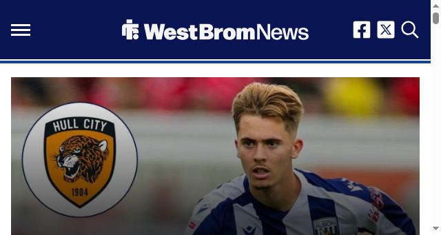 Screenshot of westbromnews.co.uk