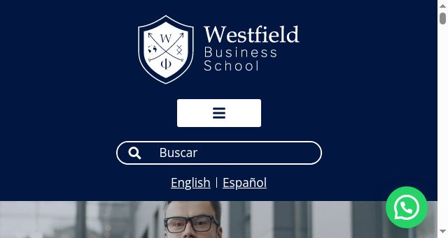 Screenshot of westfield.edu
