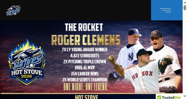 Screenshot of westfieldstarfires.com