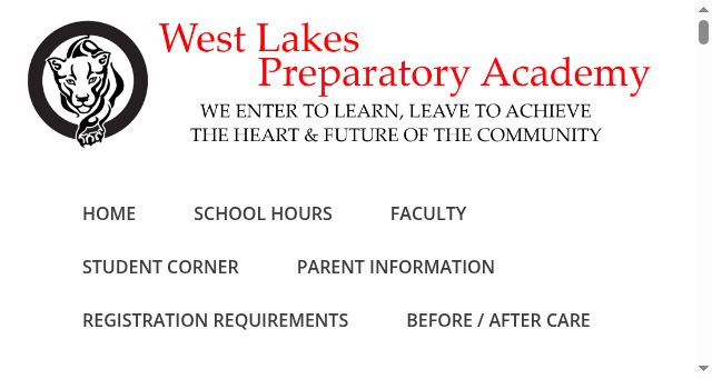 Screenshot of westlakesprep.com