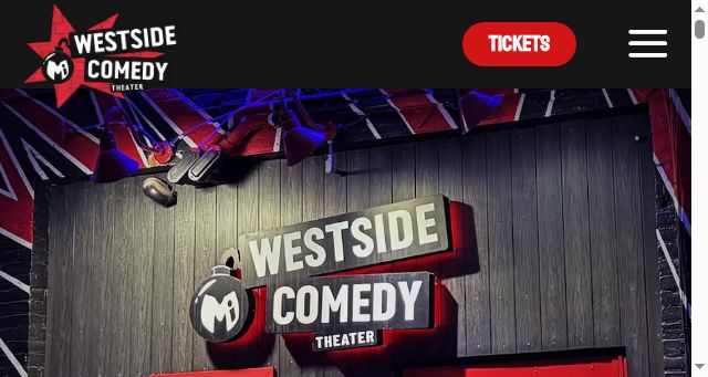 Screenshot of westsidecomedy.com