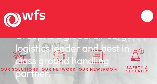 Screenshot of wfs.aero