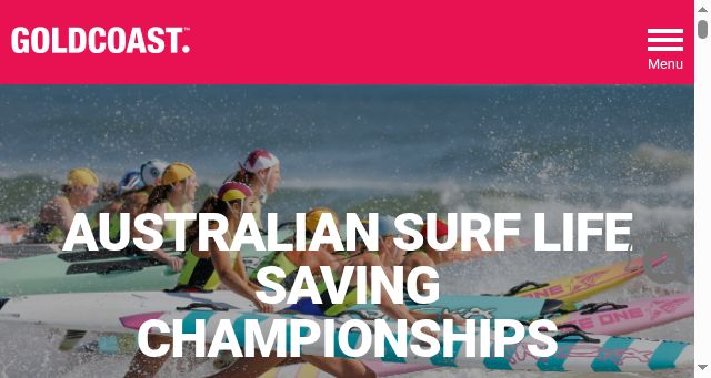 Screenshot of whatsongoldcoast.au