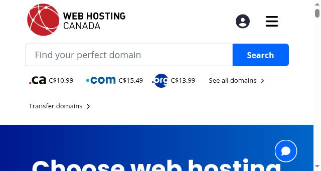 Screenshot of whc.ca